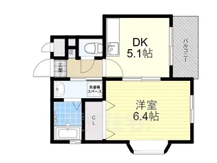 ピコットV【5階】の間取り
