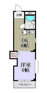 松山ハウス【2階】の間取り