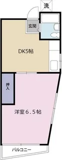 おくやまハイツ【1階】の間取り
