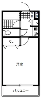 シャトラン弓木参番館【3階】の間取り