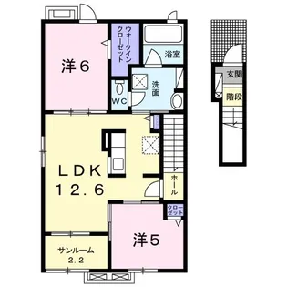 カルムメゾン【2階】の間取り