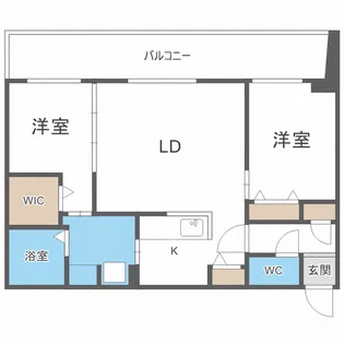 コローレ南9条【3階】の間取り