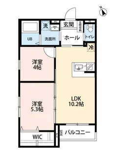 サクラテラス 箱崎宮【1階】の間取り