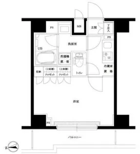 ルーブル横濱矢向【3階】の間取り