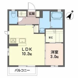カーサレイールE【2階】の間取り