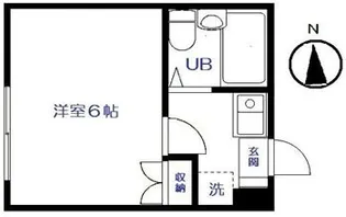 スカイコート武蔵小杉【4階】の間取り