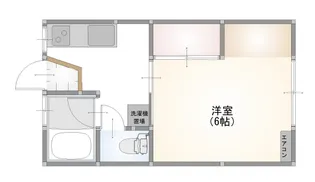 ロッキーハイツ【2階】の間取り