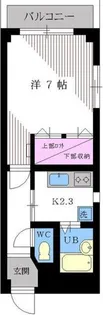 ブリランテ青山【1階】の間取り