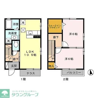 メゾンプレジール C【2階】の間取り