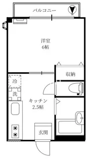 かえでハイム【3階】の間取り