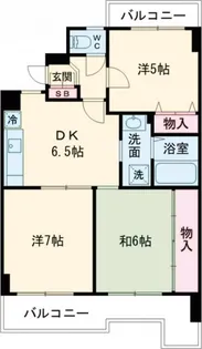 コンフォール八王子【1階】の間取り