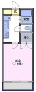 メゾンドール大網【1階】の間取り