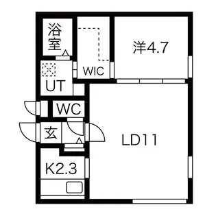 ART PARK I(アートパーク)【5階】の間取り