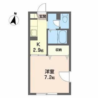 ガーデンホームズ A【1階】の間取り