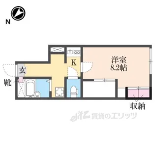 レオパレスグローセ【1階】の間取り