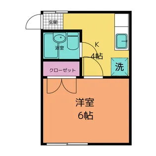 シャイン赤塚【2階】の間取り