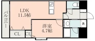 ガーデンスクエア桜町【5階】の間取り