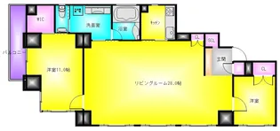 SHUNKI上本町【5階】の間取り