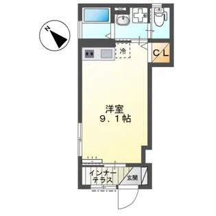 グレイシャス三田【1階】の間取り