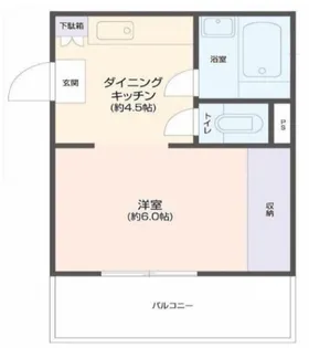 目白グローリーマンション【3階】の間取り