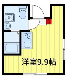 ブルーフェザーマンション北千住【1階】の間取り