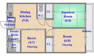 ハイネス福寿【2階】の間取り