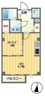 アンテルプレテ【3階】の間取り