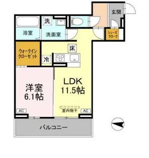 ソレイユ・イースト【1階】の間取り