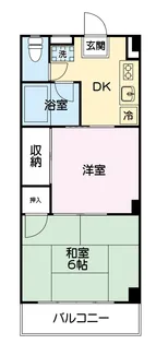 ファーストクラス大和中央【1階】の間取り