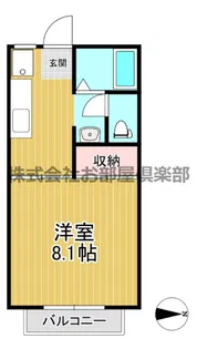鳥栖南ハイツ【2階】の間取り