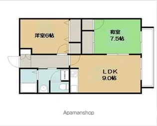 レトア岸和田【1階】の間取り
