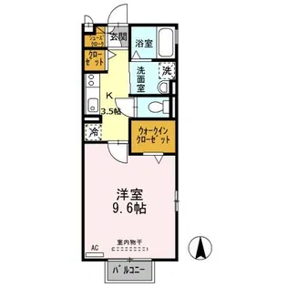 プロスパー【2階】の間取り
