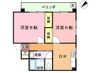 THE BALE 松原【3階】の間取り