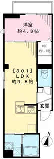 グランビューオシアゲ【3階】の間取り