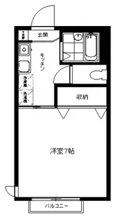 ローズ三田台【1階】の間取り