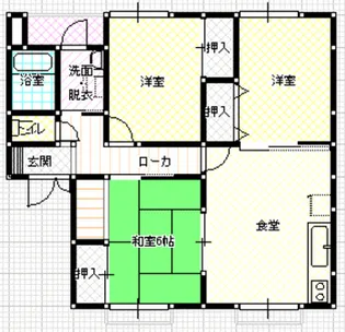 ジョイフル相生【1階】の間取り