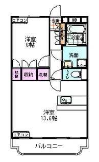 エスペランス【3階】の間取り
