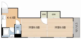 有村ビル【4階】の間取り