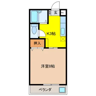 岐阜県大垣市三津屋町5【マンション】の間取り