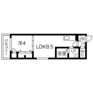 エルグランド【3階】の間取り