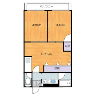 メゾンファミール【3階】の間取り