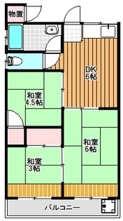 ララハイム田上【2階】の間取り
