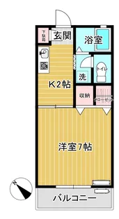 ローザビアンカ【2階】の間取り