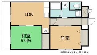 テリトワールSATO壱号館【6階】の間取り