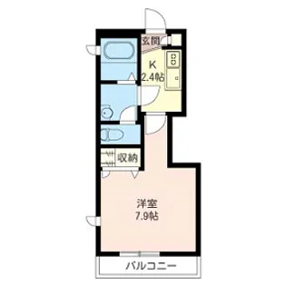 シャーメゾン BEREO KAGETSU【ベレオカゲツ】【2階】の間取り