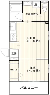 クレヴィータ【1階】の間取り