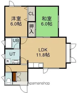 コーポソフィア【2階】の間取り