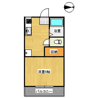 タウニィ88【2階】の間取り