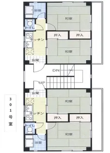 サンライズマンション【3階】の間取り
