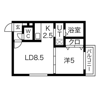 MTガーデンEast【4階】の間取り